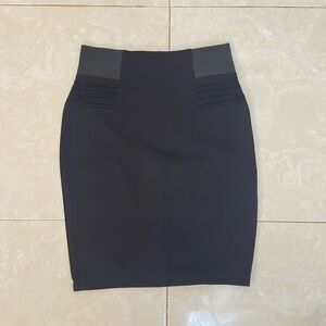 Black pencil skirt